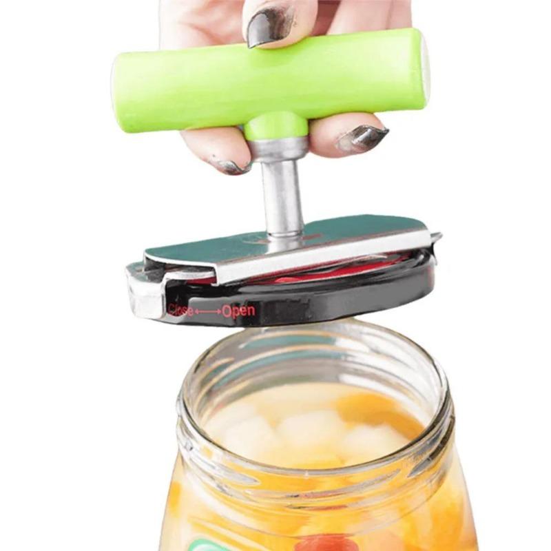 Kitchen Can Opener Adjustable Stainless Steel Non-Slip Multifunction Manual Jar Bottle Bottle Lid Opener Gadget Home Gadgets