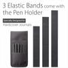 Detachable Pen Sleeve Case Adjustable Hard Cover Journals Pen Holder  for Books Binders