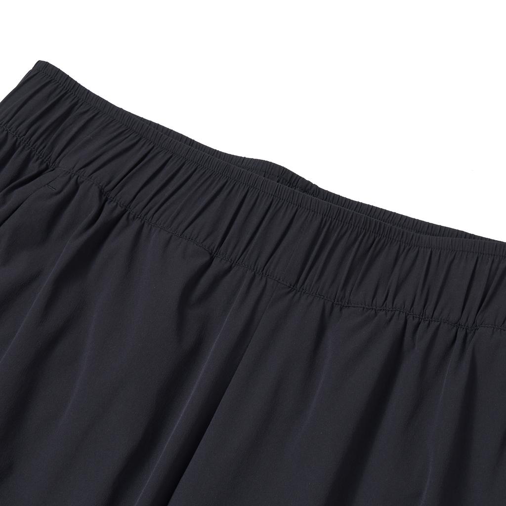 SAUCONY Solid Color Mid-Rise Slim Fit Sports Trousers Women Bottoms Black SC1229040B-BK01