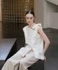 Unis White Asymmetric Blouse