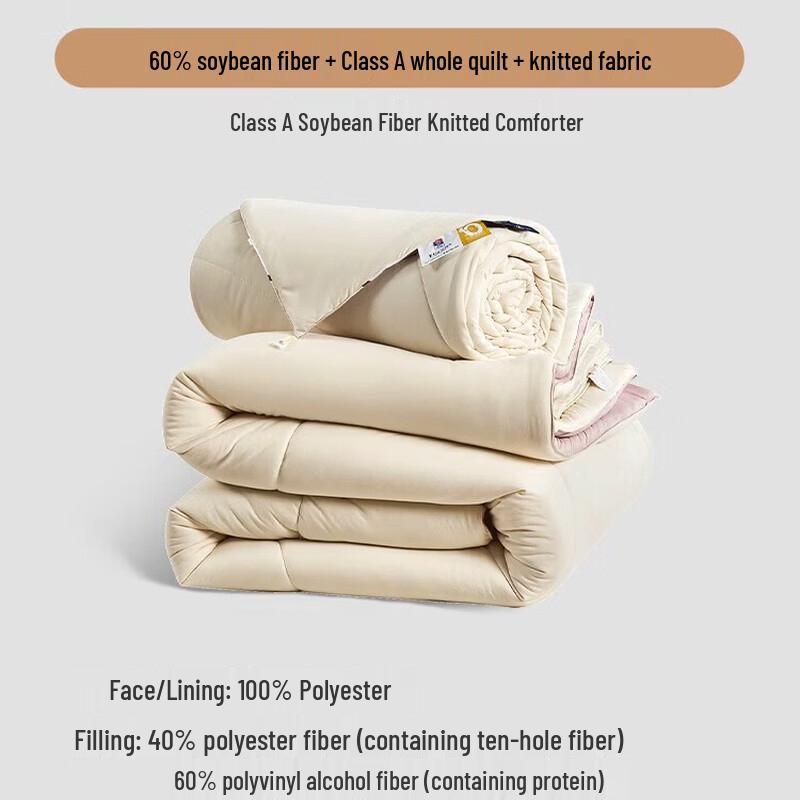 FUANNA Super Soft 60% Soybean Fiber Winter Quilt