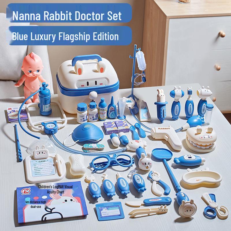 Nana Rabbit Doctor Play Set: Educational Toy Suitcase for Kids