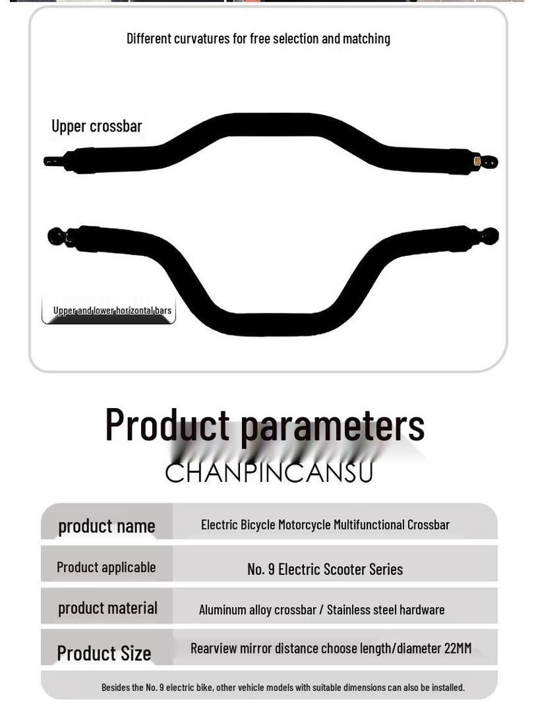 Dětská rukojeť a balanční tyč pro elektrickou koloběžku Ninebot, model 125