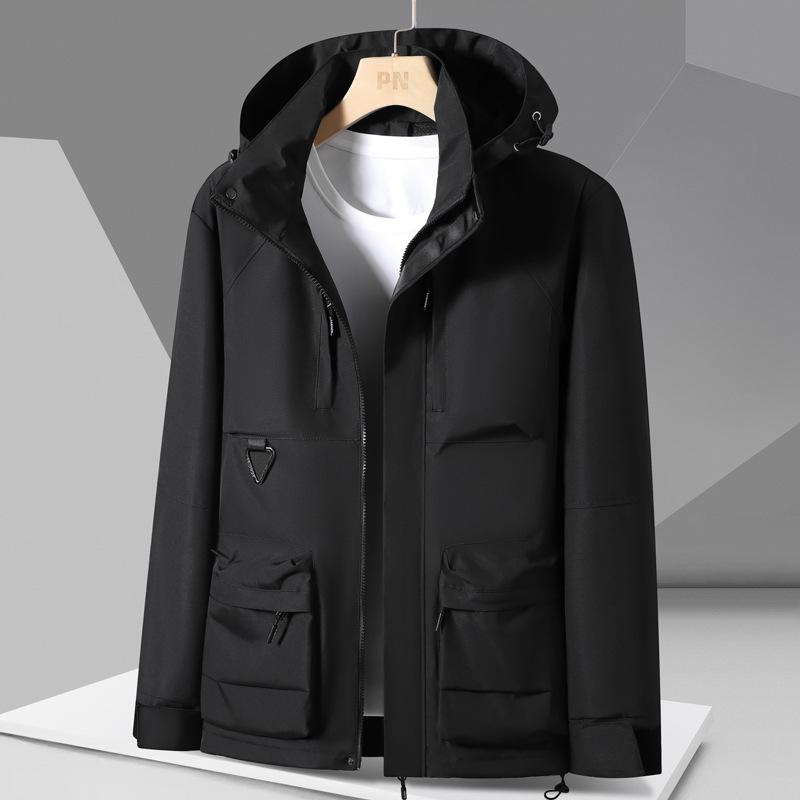 

Новые мужские куртки для улицы на осень и зиму Новые ветрозащитные функциональные куртки для мужчин и женщин Куртки с капюшоном 5XL