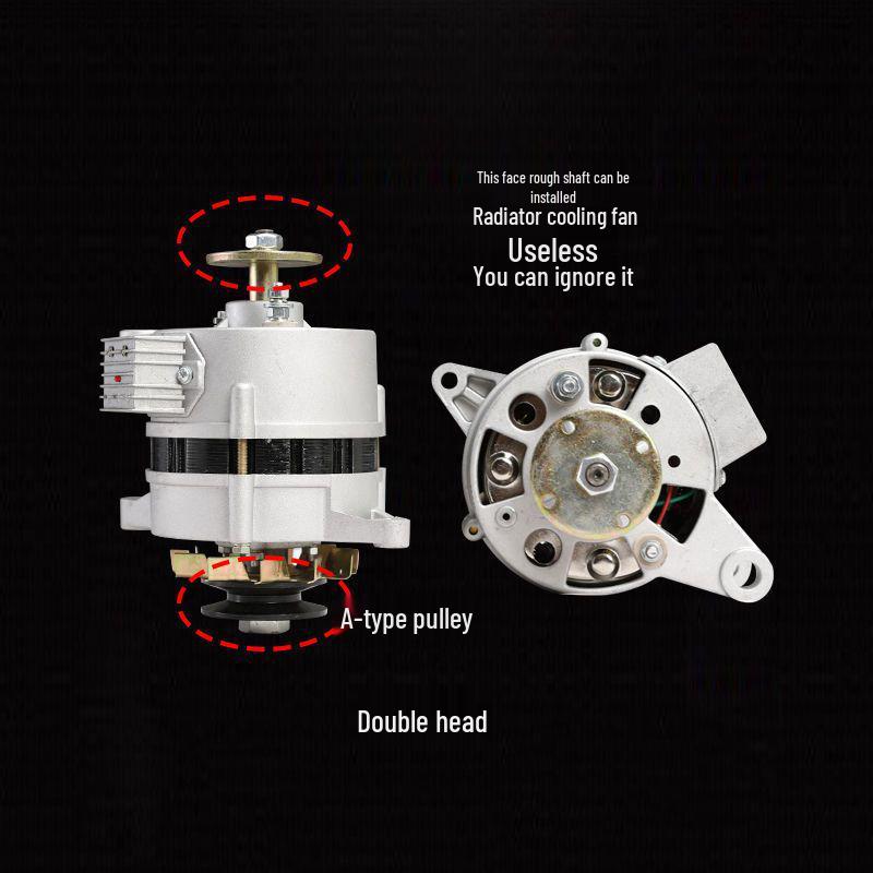 Agricultural Tricycle Tractor 12/14V Permanent Magnet DC Generator for Light Power