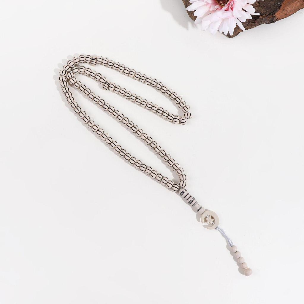 Muslimische Gebetsperlen aus Acryl - 33 Handgehaltene Zikr-Perlen, Schmuck im nahöstlichen Stil
