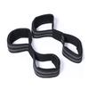 2Pcs/Set Figure Eight Design Weightlifting Straps Heavy Duty Professional Wrist Bands Auxiliary Function Deadlift Straps