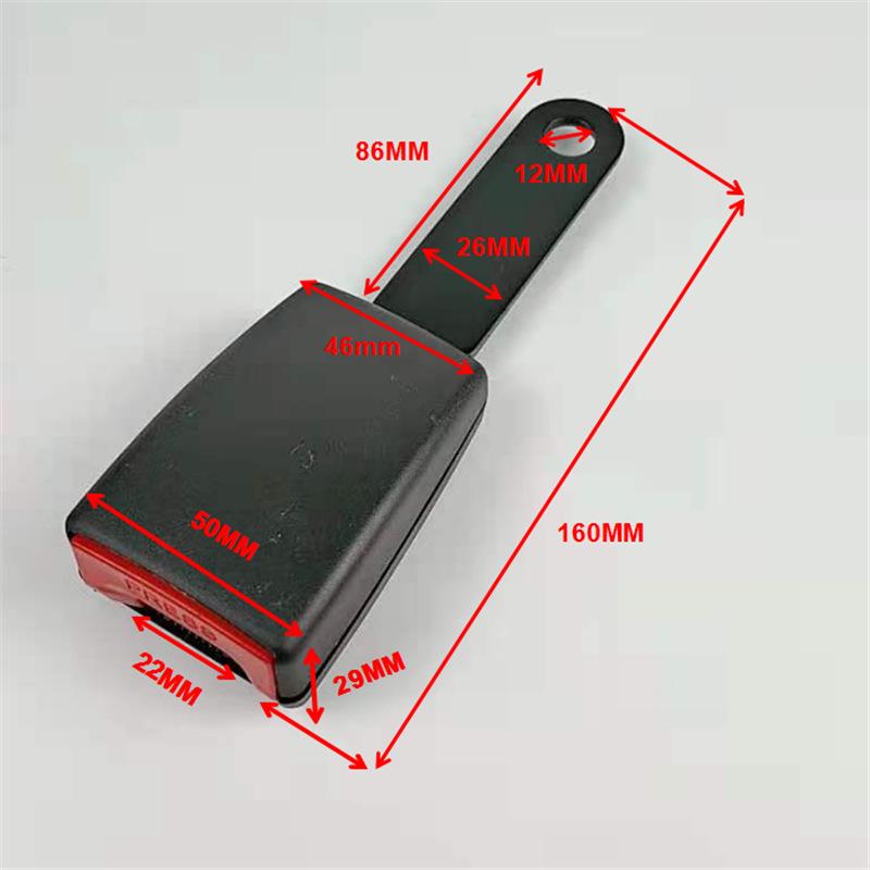Car Seat Belt Socket with Alarm Wire for Safety Belt Buckle, Truck, and Forklift 