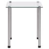 VidaXL Tables gigognes 3 pcs Transparent Verre trempé