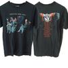 Camiseta Retro de Concierto de Black Sabbath Heaven And Hell Gira Canadiense Camiseta Unisex