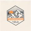 Rab Men S T ShirT STance mounTain Peak Logo Qcb 66 Ecru