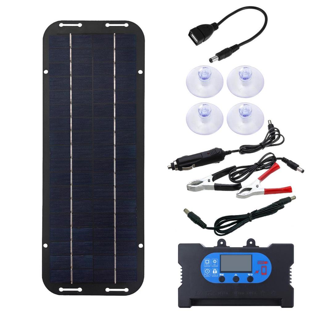 Exclusive 6W 5V Polycrystalline Solar Panel with USB-C Outdoor Charger