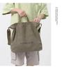 Bolso Bandolera/de Mano de Lona Unisex de Gran Capacidad para Estudiantes, Bolso de Compras o para Tutorías