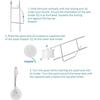 Loaded Tomato Support Hooks with 50 Feet of Twine, Greenhouse Trellis Kit, Durable Hooks Prevent Tomatoes from Getting Dropped