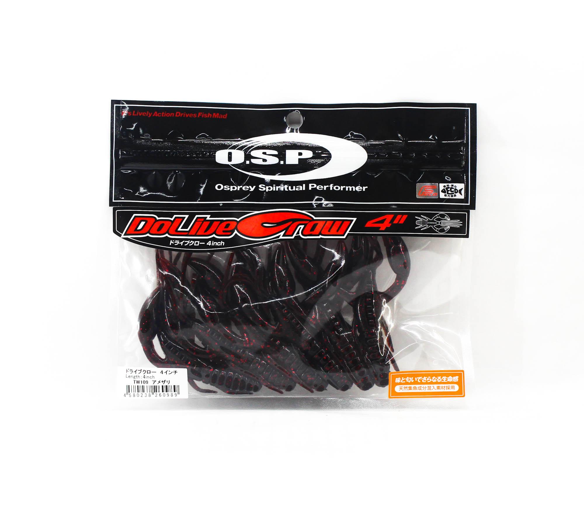 

М яка приманка OSP Dolive Craw 4 дюйми TW-109 (0989)