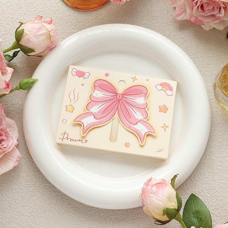 Cartoon ins Korean style cute three-fold three-dimensional surprise cake creative DIY birthday gift birthday card card bow [ 70% off stereo cartoon greeting card]