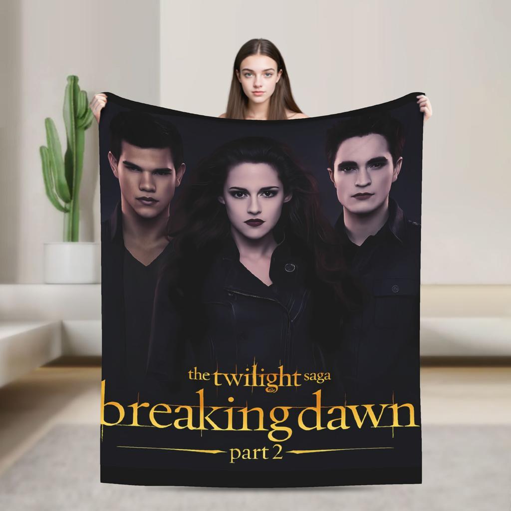 Jacob Die Twilight Saga Decke Qualität Warm Weich Überwurfdecke Winter Mädchen Jungen Sofa Bett Grafischer Bettbezug