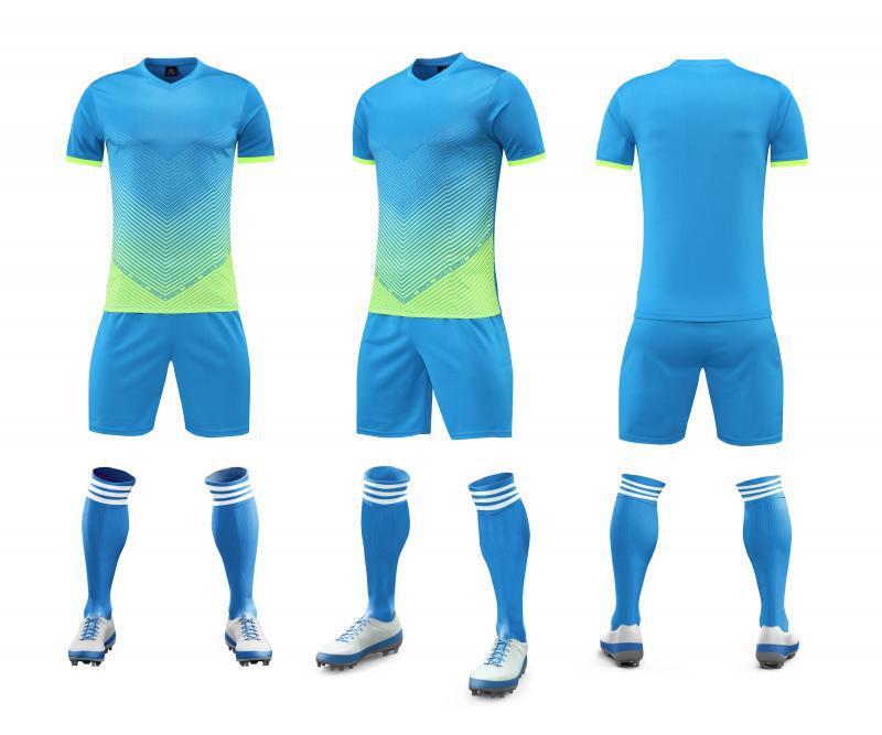 Custom Football Training Suit Set - Short Sleeve, Breathable Team Uniform for Adults & Children