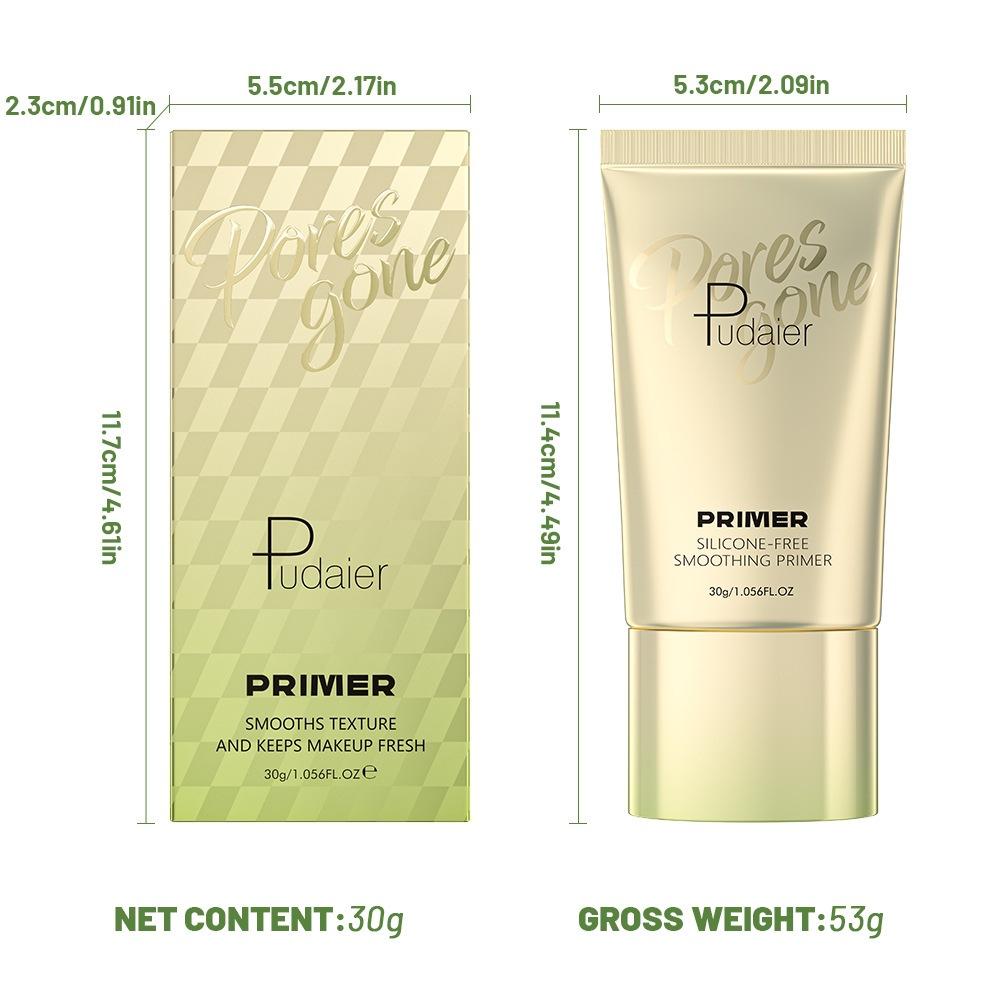 Oil-controlled Breathable Brightening Makeup Pre-creasing Jelly Texture Makeup Primer Waterproof Clothing Can't Remove Makeup Facial Makeup