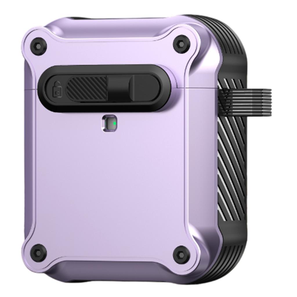 TPU+PC Earphone Cover with Front Lock For Apple AirPods with Wireless Charging Case (2019)/AirPods with Charging Case (2019)/(2016)