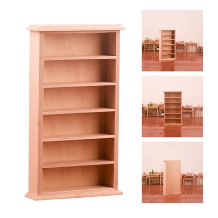 Miniature Wooden Storage Cabinet 1:12 For Toy House Enthusiasts And Model Displays Exquisitedly Size Pattern