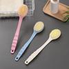 Long Handle Rubbing Back Bath Brush Flower Ball For Adult Soft Hair Dual Purpose
