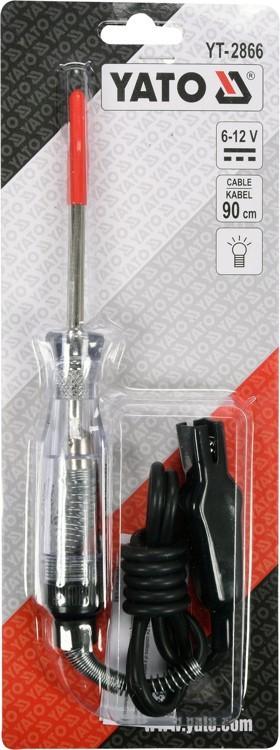 Voltage tester, automotive 6-12v / YT-2866 / YATO