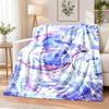 Genshin Impact Flannel Throw Blanket Soft Warm Cozy For Sofa Bed Indoor Home Bedroom Use