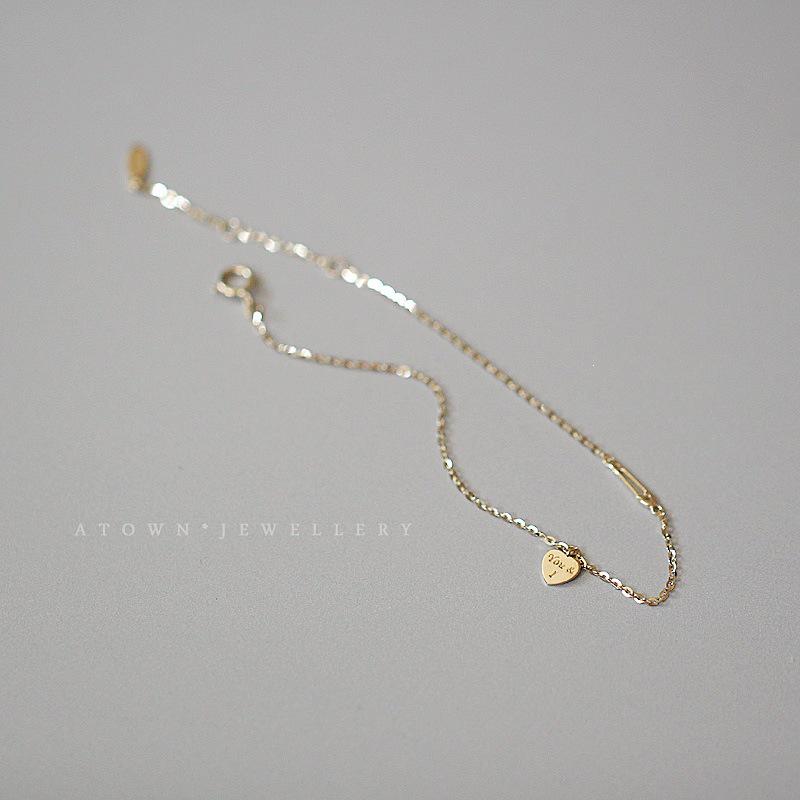 S925 Sterlingsilber Vergoldetes Herz Ansteckarmband - Eleganter, Vielseitiger und Feiner Schmuck für Damen