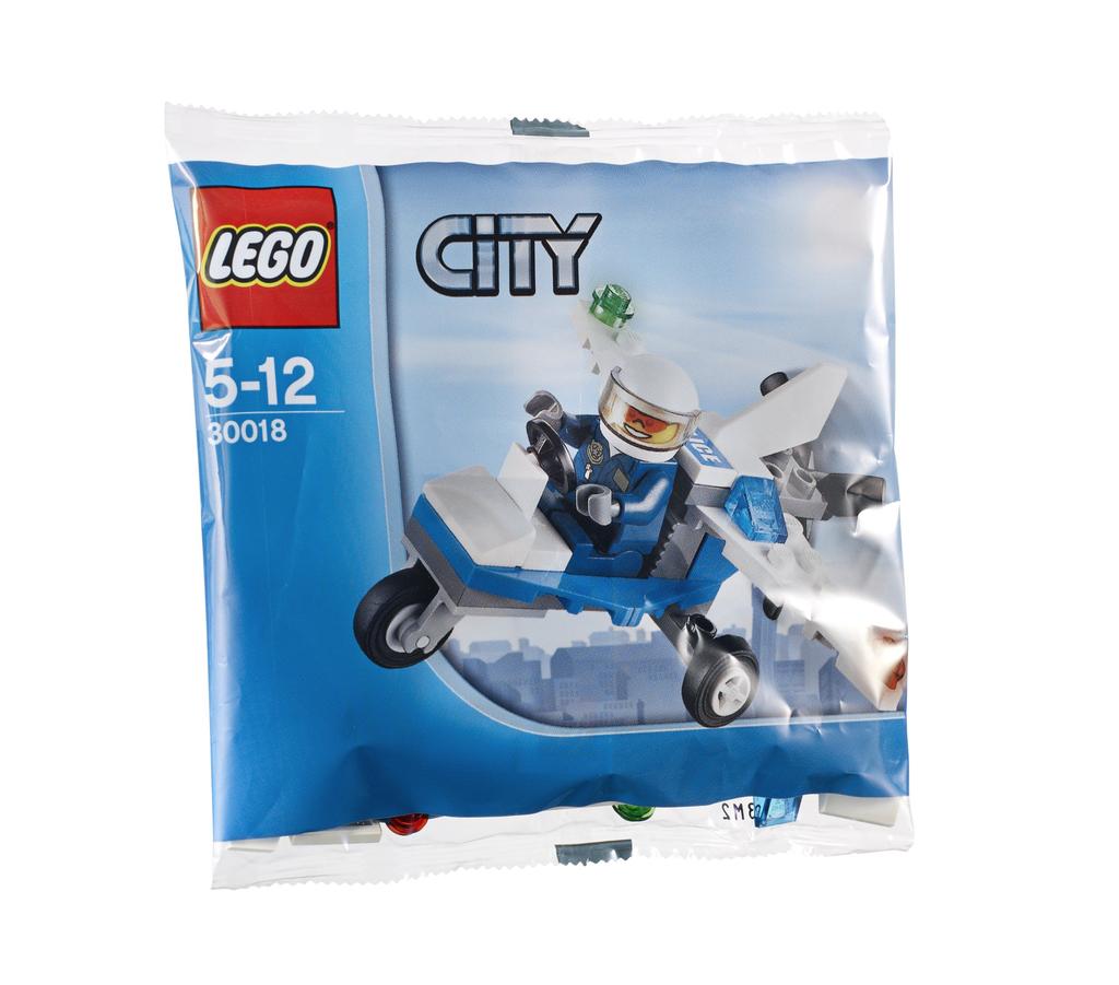 LEGO City Mini Figure Police Plane 30018 [Parallel Import]