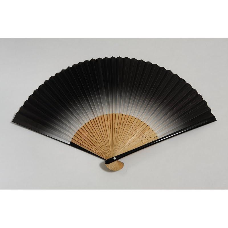Used [New] [Hasegawa] Fan "Sakura pattern" double-sided pattern, handmade by Kyoto craftsmen, embroidered fan, fan bag included, paper box 0
