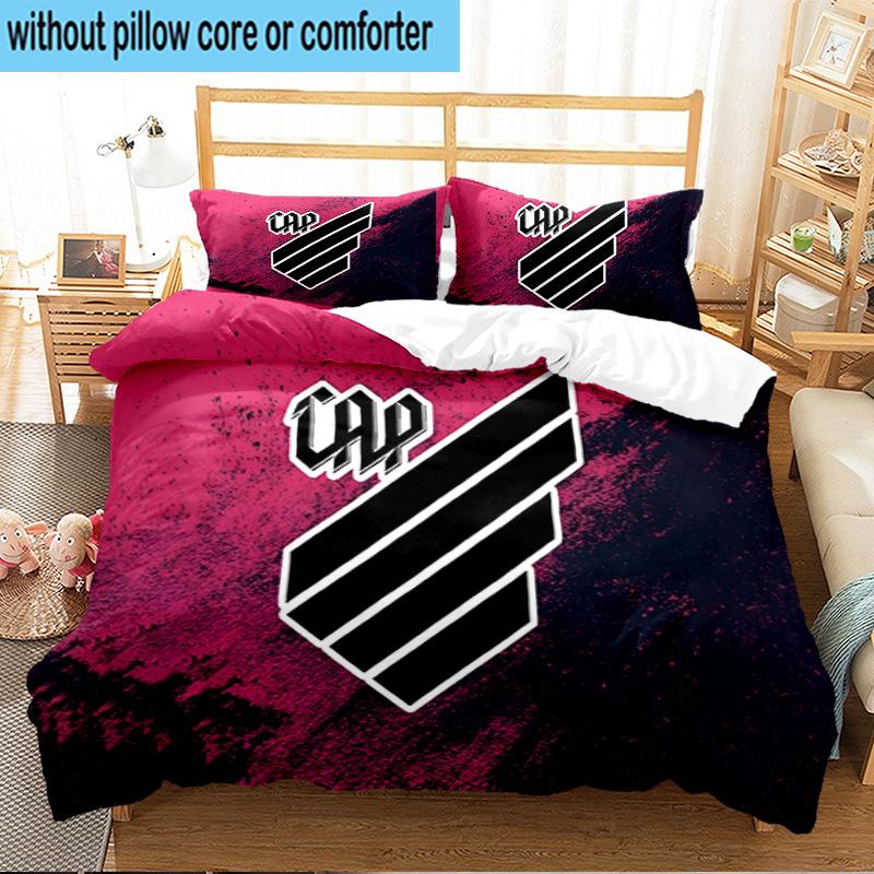 3PCS Athletico Paranaens Bedding Set For Bedroom, Dormitory,Including 1pc Duvet Cover And 2pcs Pillowcases Large size Fan gift