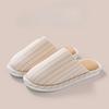 Couple Shoes, Indoor Silent and Anti-slip Cotton Slippers for Home Use