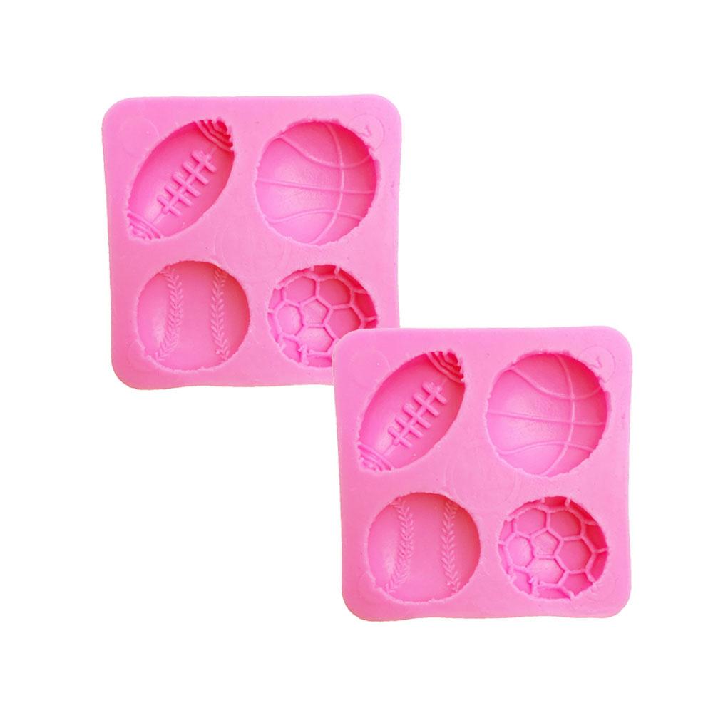 Bakeware Basketball Candle Rugby Fondant Chocolate Making Fondant Mold Baking Tool Cake Decoration
