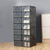 1PC Transparent Shoe Box Spot Household Dormitory Thickened PP Plastic Flip Shoe Box Foldable Sneaker Dust Storage Box