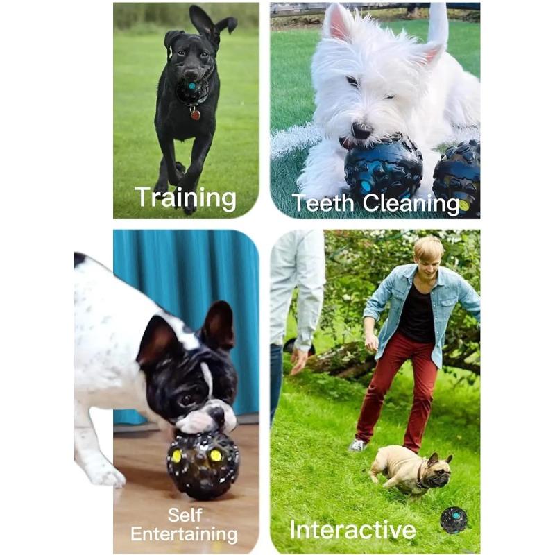 GIggle Dog Toy  Indestructible Pet Toy Funny Squeaky When Wiggle for Large Medium Small Aggressive Chewers  Interactive Hard T