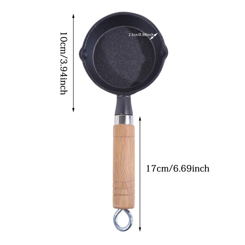 Cast Iron Pan Dutch English Muffin Frying Uncoated Steak Pot Egg