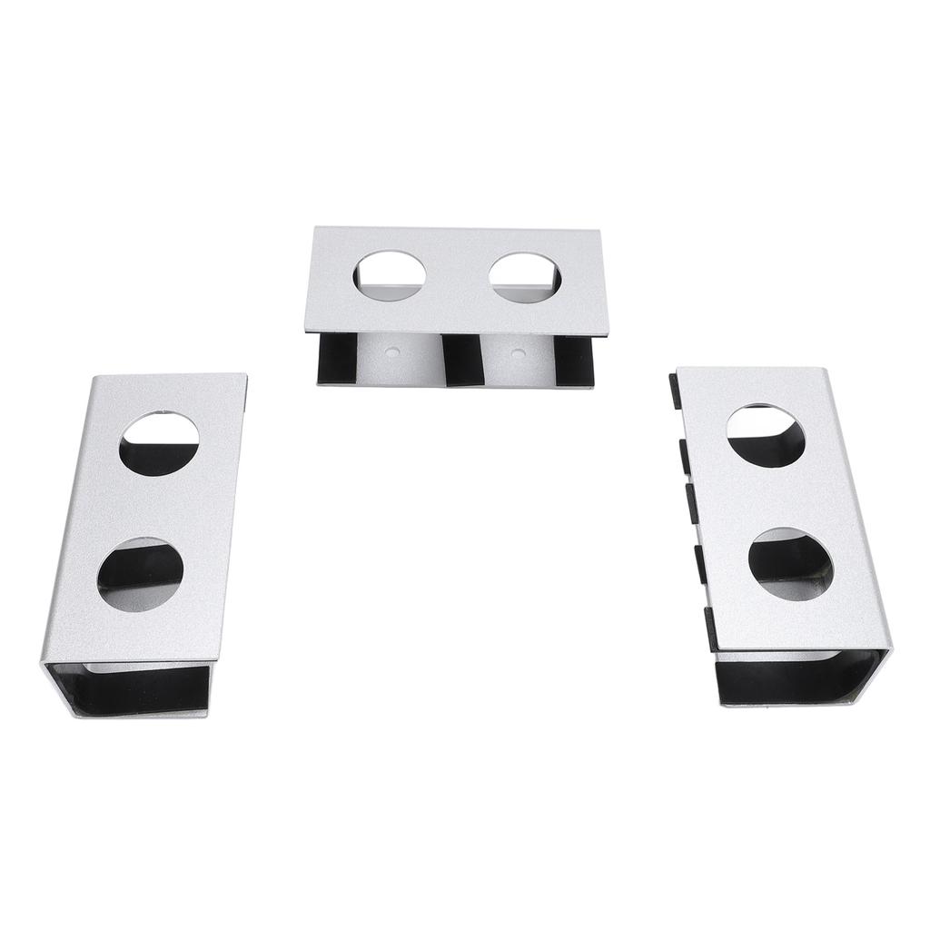 Under Desk Laptop Mount Aluminum Alloy Metal Under Desk Shelf Device Holder with Anti Scratch Silicone for Laptop TV Box