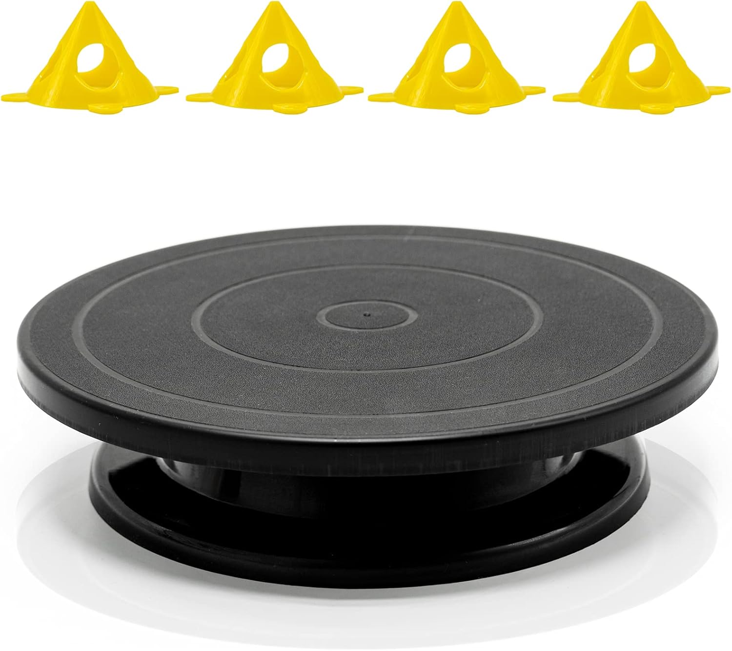 

11-Inch Rotating Turntable Stand for Painting, Cake Decorating, and Epoxy Pouring with Cone Support United States