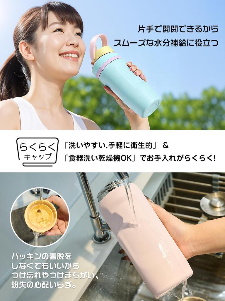 Insulated Water Bottle with SUS304 Stainless Vacuum Wide for Kids and Lightweight and Easy To Ideal for and Outdoor Activities 1-Liter Straw,