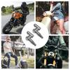 Verstellbare Spiegelverlängerungen Motorrad Rückspiegelhalterung Erhöhungen 2 Stück 360 Grad verstellbare Halterung Ersatz für