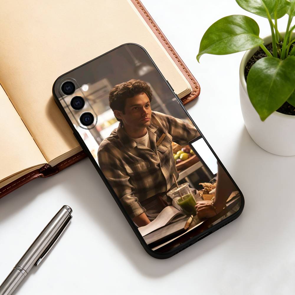 Joe Goldberg Phone Case Black Silicone Soft For Samsung Galaxy A73,A72,A71,A70,A53,A52,A51
