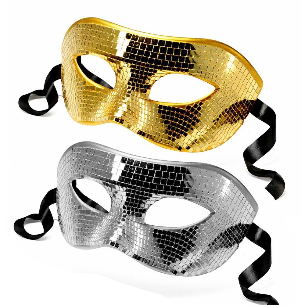 Mirror Eye Covers Masquerade Mask Bright Eye Mask Fashion Mardi Gras Mask  Cosplay Masquerade