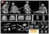 Platz Dragon 1/35 WWII US Tank Rider Figure Set of 4, Gen2, 1944-45, Plastic Model Kit, DR6378 (Personnel)