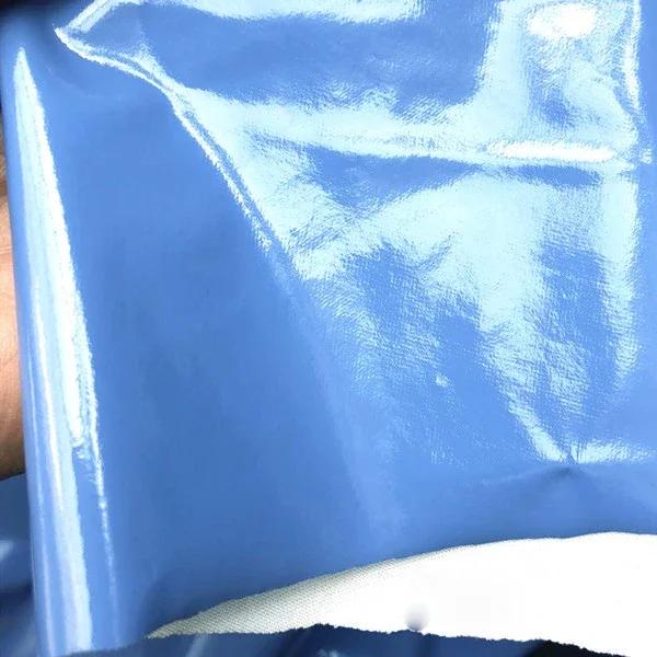 100x145cm Stretch Shiny Glossy Leather Fabric 100*145cm Solid Elastic Mirror Fabric For Clothes Dress Stage Costume DIY Sewing