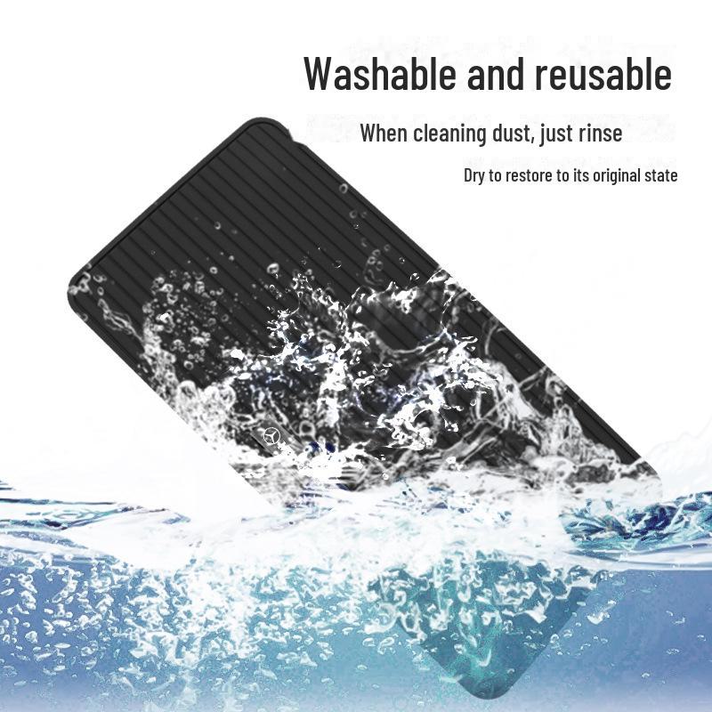 Anti-Slip Car Storage Mat for Mercedes-Benz C200L, E300L, GLC260L with Dashboard Perfume Holder