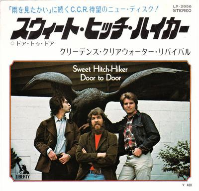 7inch Record CREEDENCE CLEARWATER REVIVAL  Sweet Hitchhiker LR2856 LIBERTY 1971 Japan Rock Used