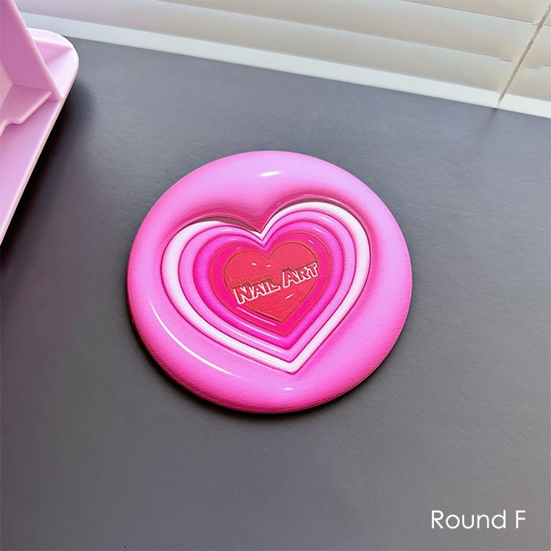 Uchwyt na paznokcie Miłość Metalowy stojak na końcówki paznokci Do paznokci typu press-on Akrylowe półki prysznicowe Wystawa do zdobienia paznokci Narzędzie do manicure