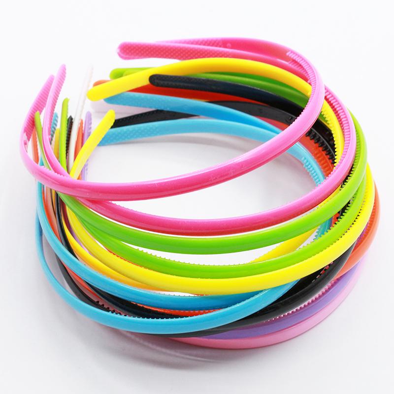 1PC Fashion New Women Candy Color Thin Plastic Headband Non-Slip Resin Hair Hoop 1PC Fashion New Women Candy Color Thin Plastic Headband Non-Slip Resin Hair Hoop