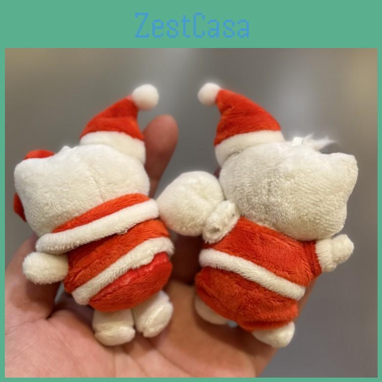 Christmas Plush Keychain With Dress And Pants Decor For Gift Festive